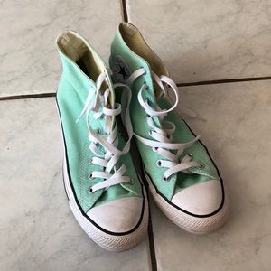 Converse High Tops - turquoise